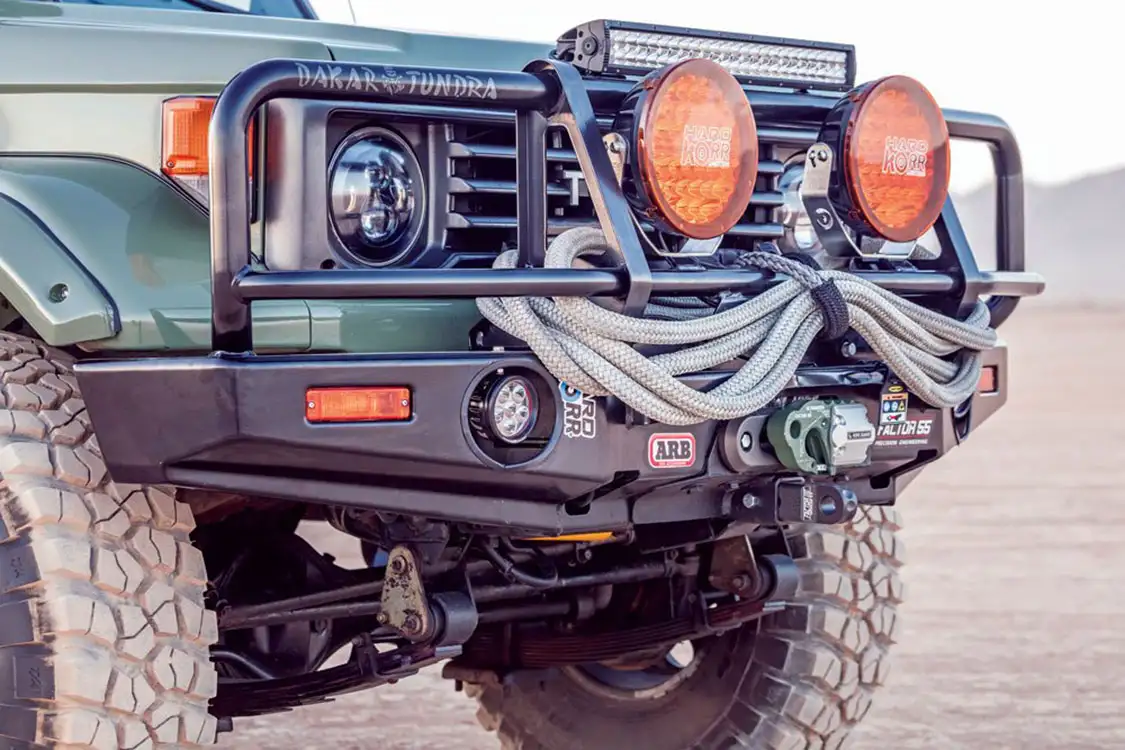 Up front an ARB bull bar