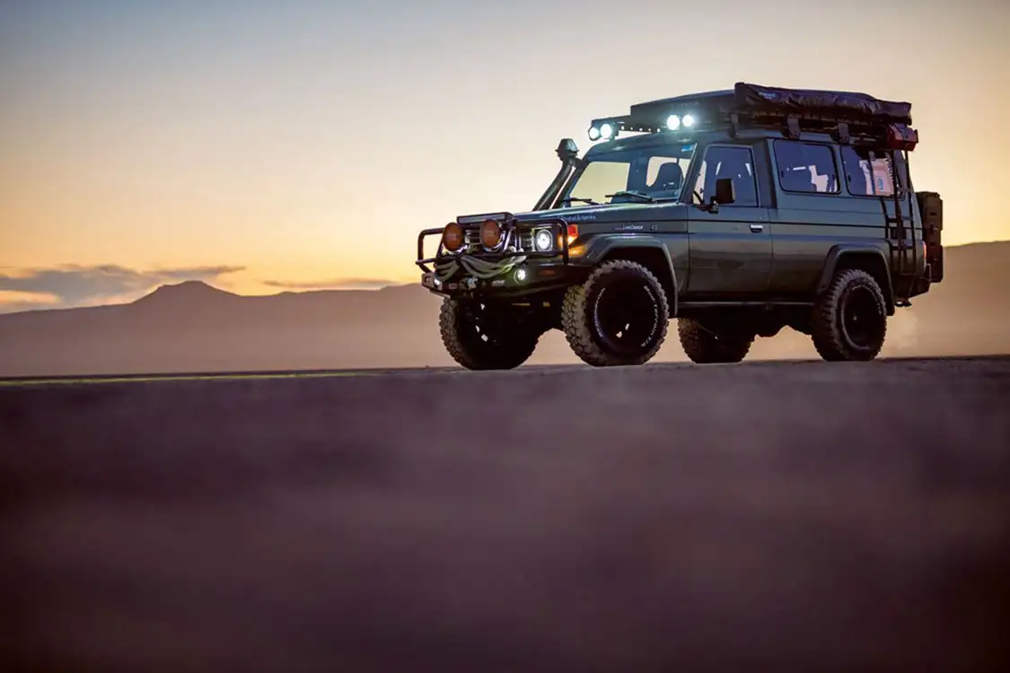 Night or day this Troopy is ready for adventure