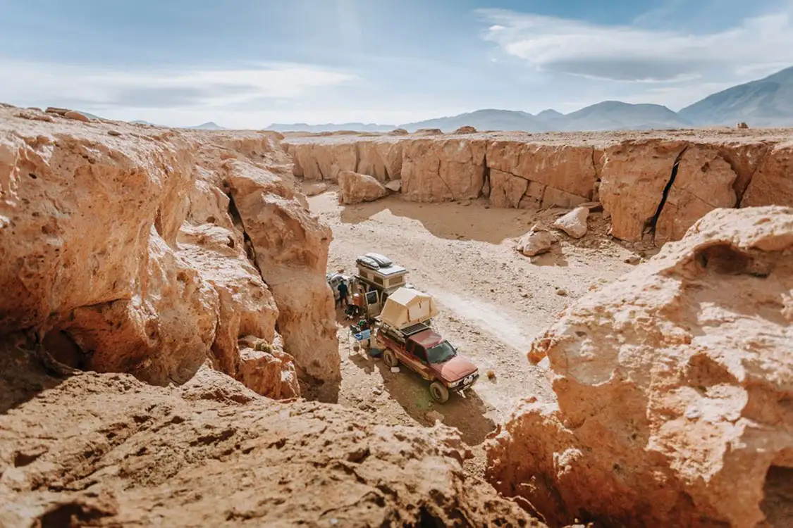 Camping in the Bolivian High Plains Camping in the Bolivian High Plains
