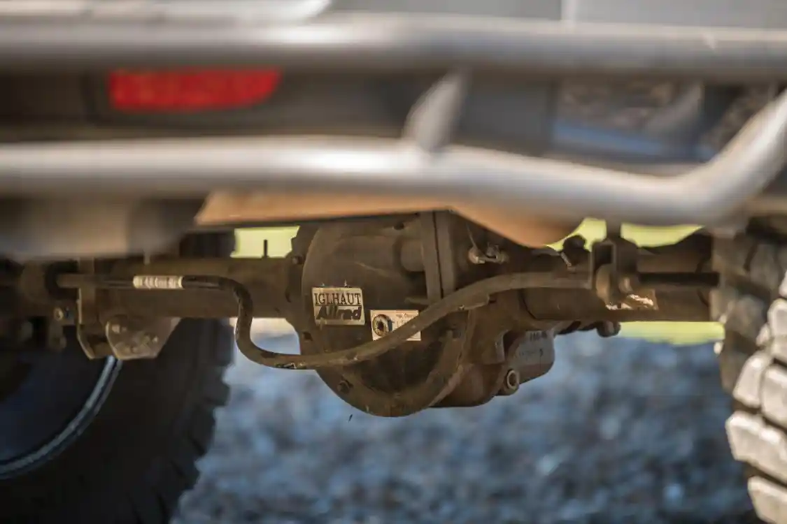Upgraded suspension Upgraded suspension