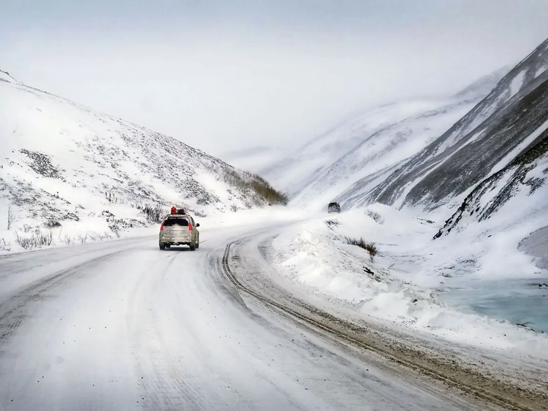 Driving through mysterious mountains on the 2020 Alcan 5000 Rally Driving through mysterious mountains on the 2020 Alcan 5000 Rally