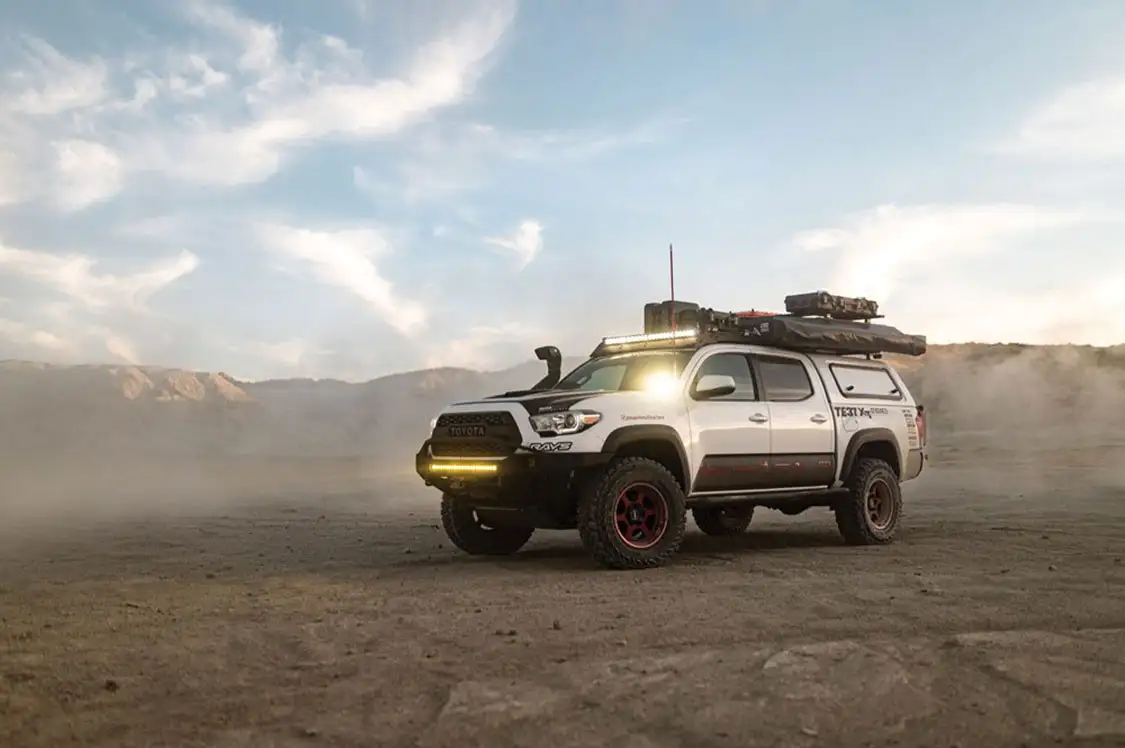 This Toyota Tacoma is the perfect home away from home