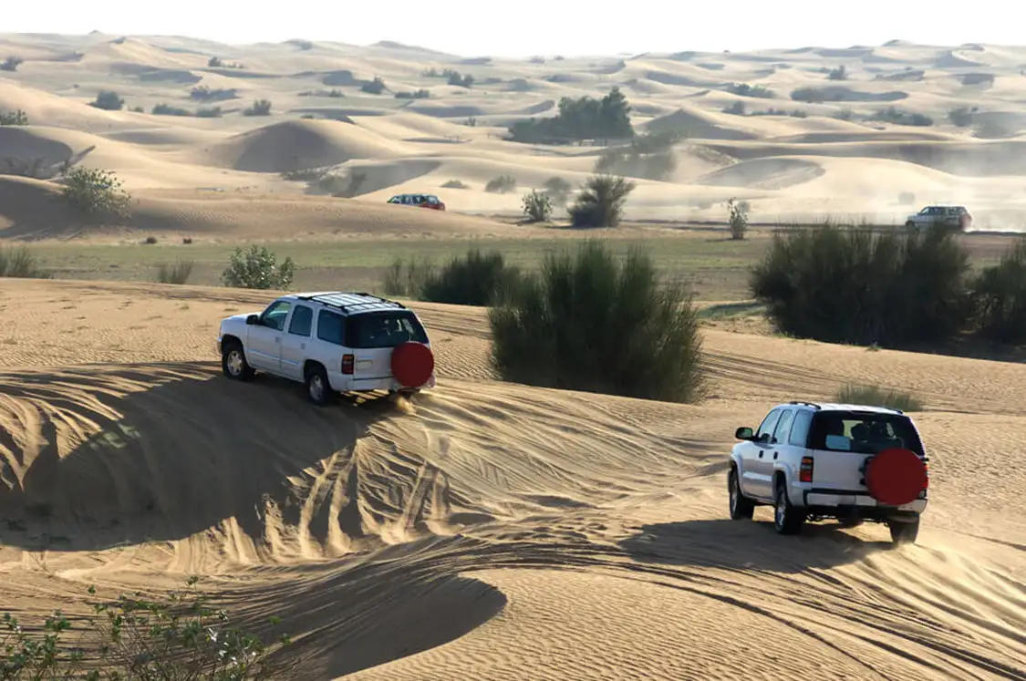 Somewhere in desert