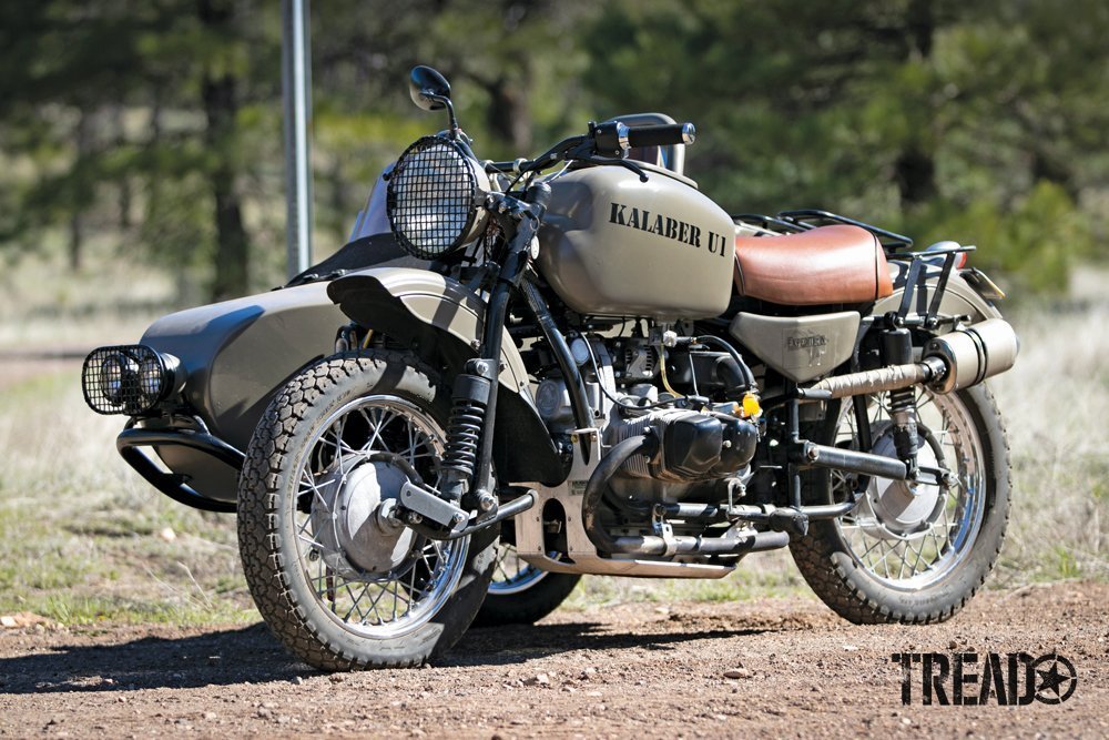 Kalaber Creations build a custom Ural motorcycle and sidecar, called U1.