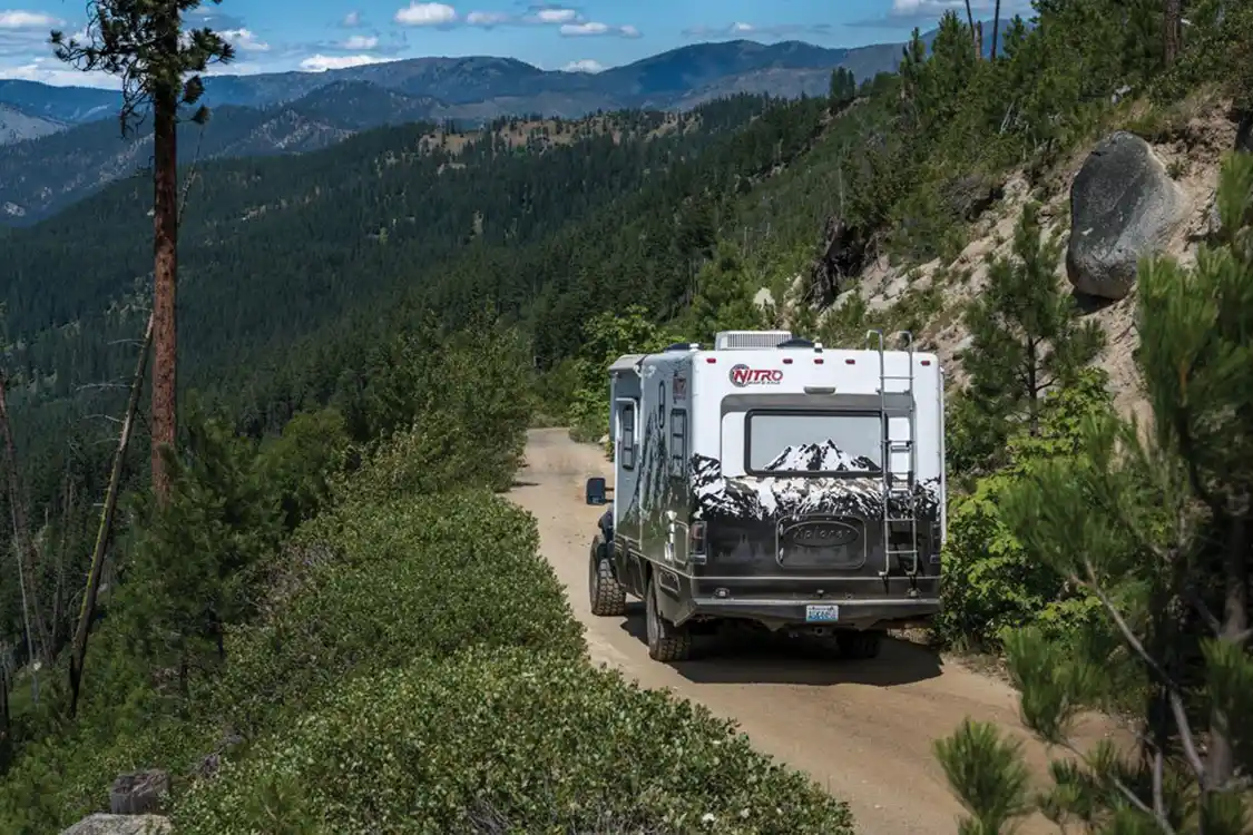 This RV is able to access most remote places