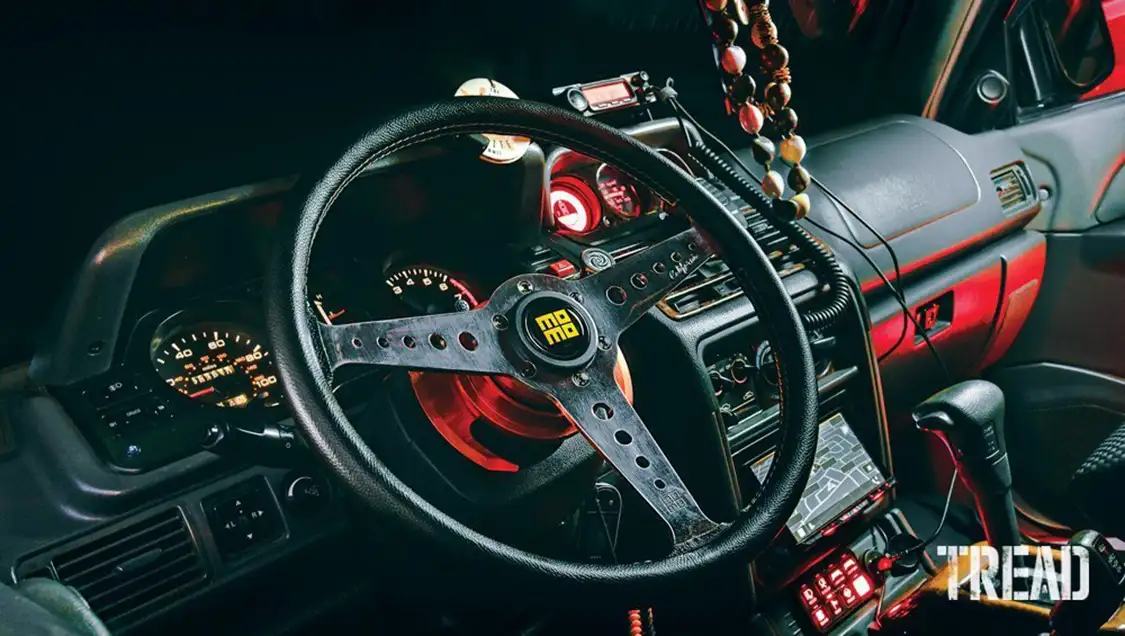 No stone left unturned, even the steering wheel had to be replaced with something custom No stone left unturned, even the steering wheel had to be replaced with something custom