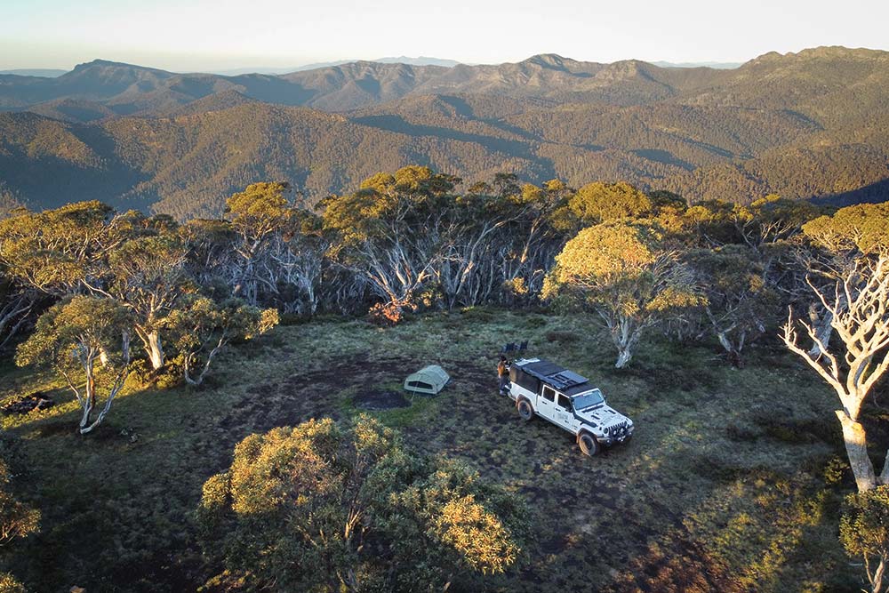 Jeep Gladiator Camped