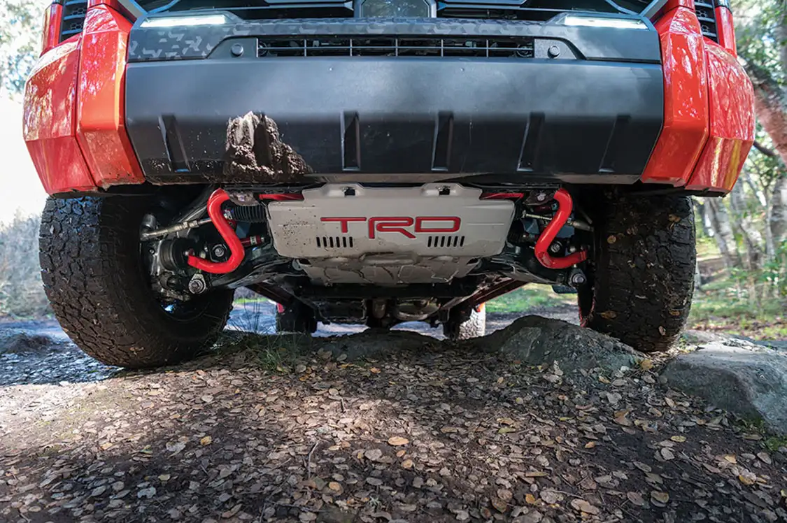 Underbelly protection and an upgraded front sway bar
