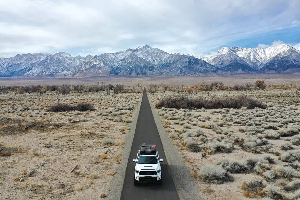 Car on a road