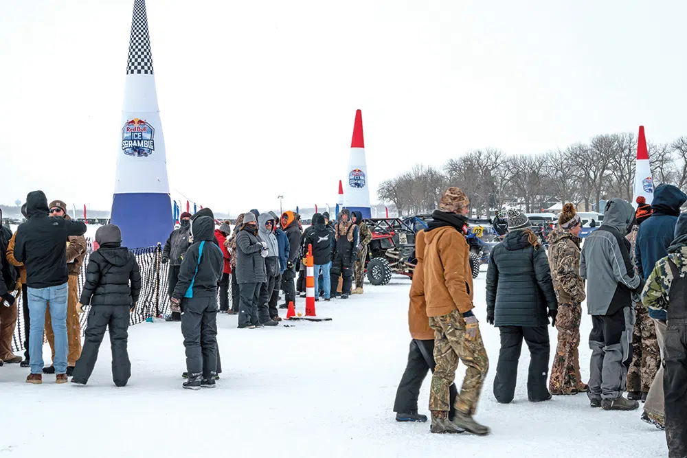 The cold for the Ice Scramble