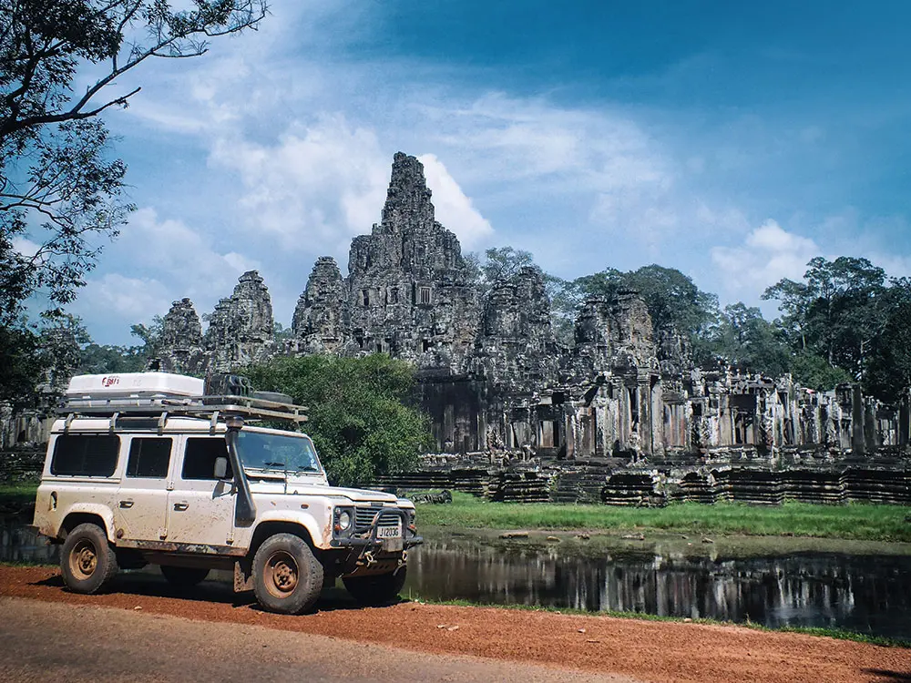 The temple of many faces at Ankor Wat, Cambodia