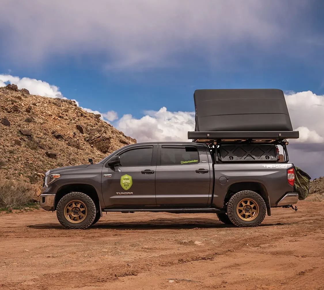 For a full-size truck carrying this much gear
