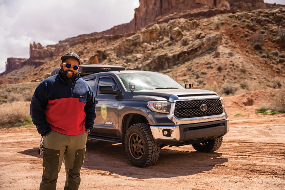 Nick Brooks with his Toyota Tundra SR5 TRD Off-Road
