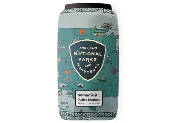 National Parks Map Blanket